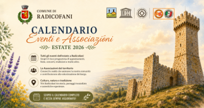 Calendario Eventi e Associazioni – Estate 2026 a Radicofani