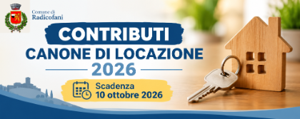 Bando per l’assegnazione di contributi ad integrazione dei canoni di locazione – Anno 2026