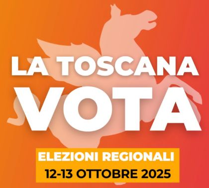 ELEZIONI REGIONALI domenica 12 e lunedì 13 ottobre 2025