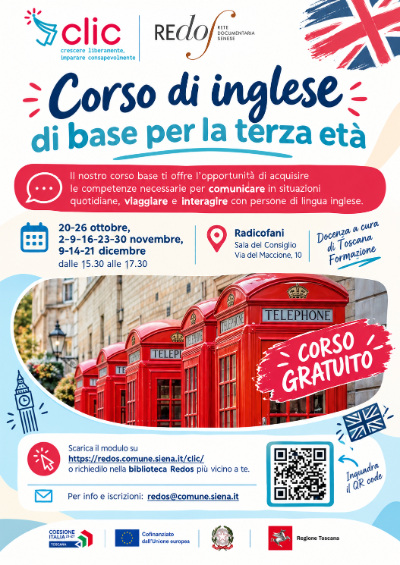 Corso d’Inglese Gratuito a Radicofani