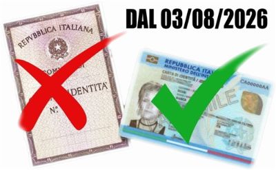 carta d'identità cartacea