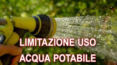 RAZIONALIZZAZIONE DEL CONSUMO DI ACQUA POTABILE E DIVIETO DI USO IMPROPRIO