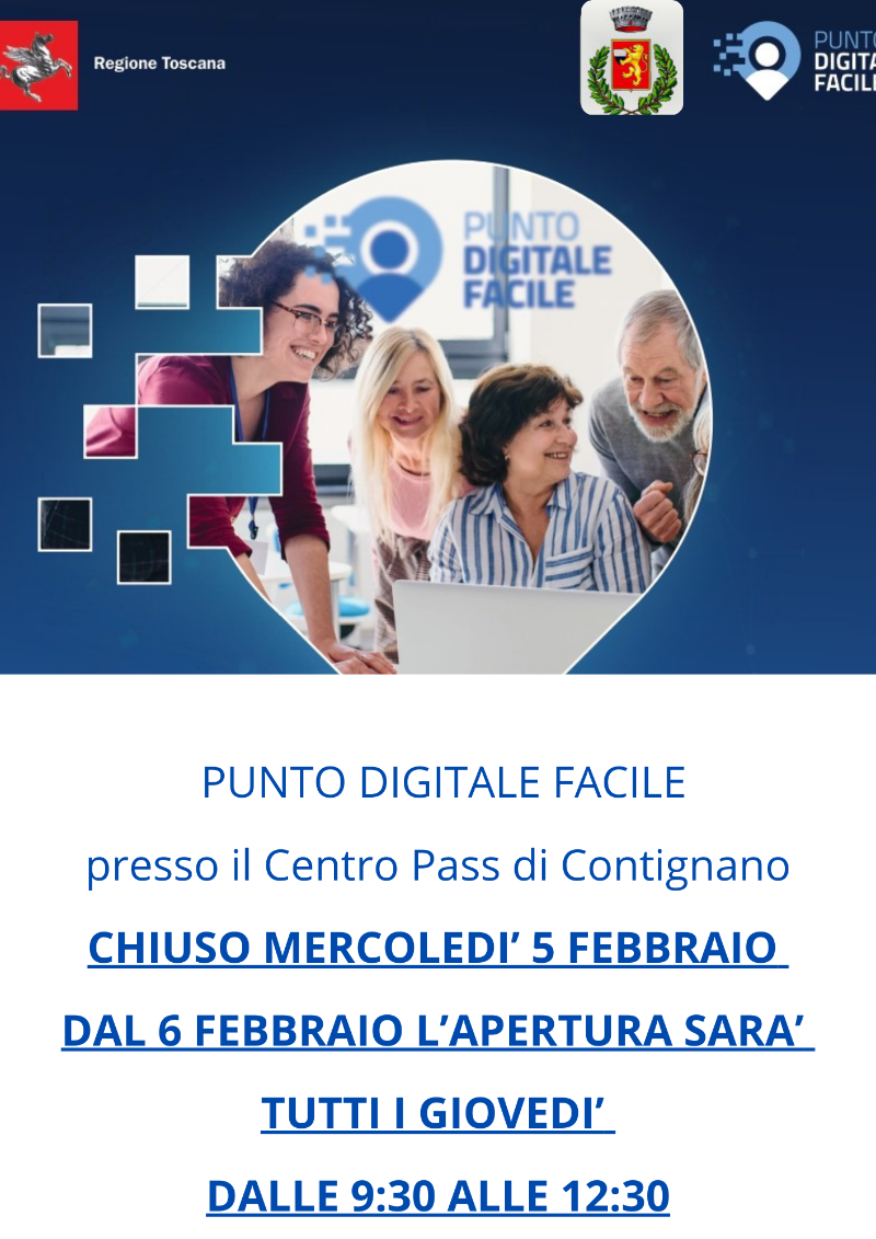 CHIUSURA SPORTELLO CONTIGNANO 5 FEBBRAIO CHIUSURA SPORTELLO CONTIGNANO 5 FEBBRAIO