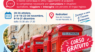Corso d’Inglese Gratuito a Radicofani