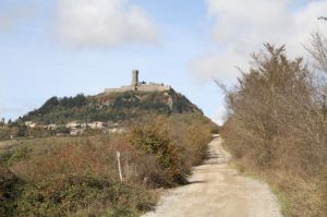 Radicofani dalla Via Francigena