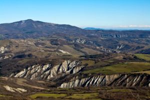 Radicofani panorama verso monte Cetona